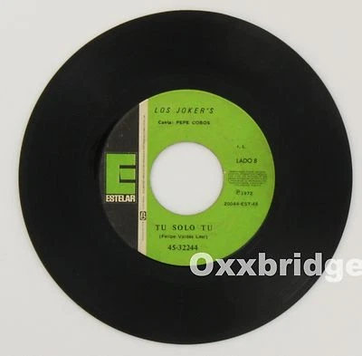 LOS JOKERS La Negra Rumella Tu Solo ESTELAR Cumbias Ecuador Cumbia Vinyl 45 - Image 1 of 2