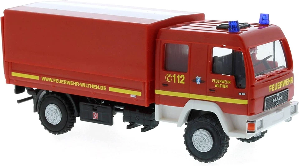 1:87 Scale Rietze 68044 MAN Dekon-P Fire Appliance - FEUERWEHR Wilthen - BNIB - Image 1 of 1