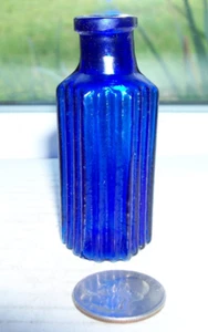 BEAUTIFUL  BLUE RARE SMALL RIDGE POISON, BASE, 1/2 0Z - Picture 1 of 1