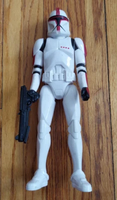 Figura de acción Star Wars Red Clone Storm Trooper 12" LFL 2012 Space | Hasbro Foto 1 de 3