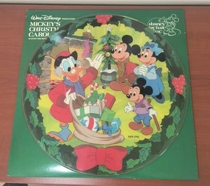 Walt Disney "Mickey's Christmas Carol" Picture Disc 1982 LP Vinyl - Picture 1 of 13