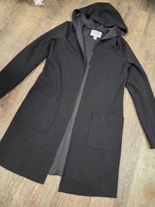 Carolina Belle Montreal Long Duster Cardigan Pullover Gr. XS mit Kapuze - Bild 1 von 5