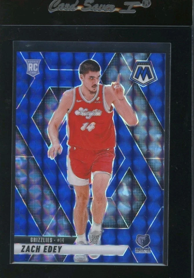 2024-25 Panini Mosaic #248 Zach Edey/199 RC Azul Prizm Grado It Grizzlies 🔥 Foto 1 de 3