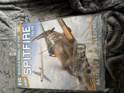 Issue 58- BUILD A MODEL OF THE SPITFIRE Mk 1A -HACHETTE - Brand new and sealed - Image 1 of 2