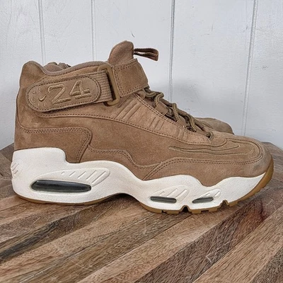 Camurça masculina tamanho 9.5 Nike Air Griffy Max 1 linho 2016 354912-200 - Imagem 1 de 4