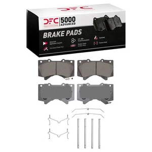 Disc Brake Pad Set-5000 Advanced Brake Pads - Ceramic and Hardware Kit DFC - Picture 1 of 2