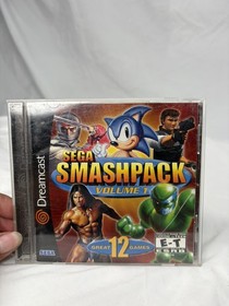 Sega Smash Pack Volume 1 (Sega Dreamcast, 2001) Complete in Box w/ Manual, CIB