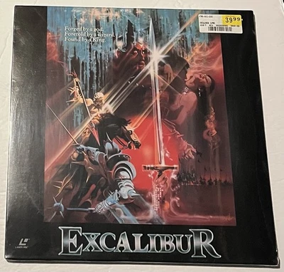 Excalibur LaserDisc 1981 Widescreen King Arthur Liam Neeson 1993 New Sealed - Image 1 of 3