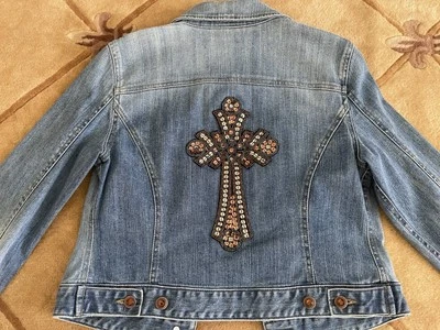 Chaqueta vaquera Macy’s INC International Concepts talla pequeña Foto 1 de 4