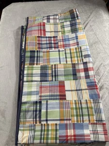 Set di 2 tende nere a quadri Madras per bambini fienile in ceramica 44x84 - Foto 1 di 10