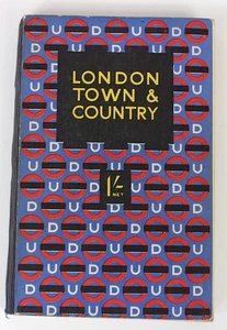 London Town & Country 1928 Underground Guide for Resident & Visitor Vintage Maps - Picture 1 of 8