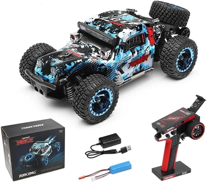 🔥 WLtoys RC Auto 284161 1:28 4WD High Speed 30 km/h 🚗 LED Lichter Metall... - Bild 1 von 4