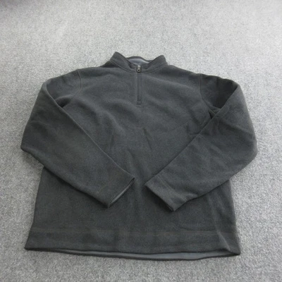 Пуловер мужской Peter Millar большой серый четверть молнии флис переработанный полиэстер для гольфа - Изображение 1 из 4