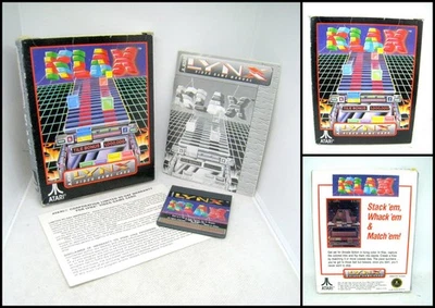 ATARI Lynx Video Game - KLAX (1990) PAL with Box & Manual - Image 1 of 4