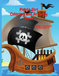 Pirate Girl Coloring and Activity Book by C.A.A. Paperback Book - Picture 1 of 1