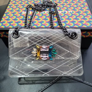 Kurt Gieger London Transparent Embellished Mini Bag - Picture 1 of 6