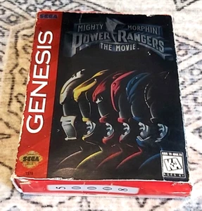 Power Rangers Movie (1995) Sega Genesis Completo Cib Manuale EX Pulito e Testato - Foto 1 di 7