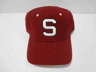 VTG NCAA Stanford Cardinals Fitted 7 1/4 Cap Hat Zephyr NEW NWOT Wool Blend - Image 1 of 4
