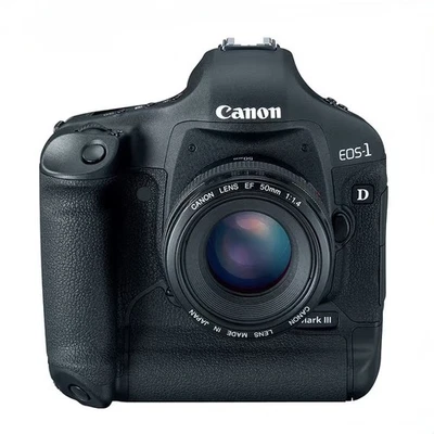 Canon EOS 1D Mark III 10.1MP Digital SLR Camera with 50mm lens 1:1.4 - Image 1 of 4