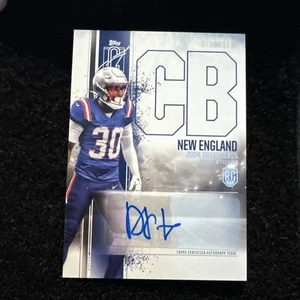 2024 Topps Signature Class - DJ James #RCA-DJ (RC Auto) - Bild 1 von 2