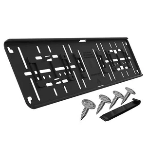 Kennzeichenhalter rahmenlos ohne sichtbare Befestigungpunkte 1 Stück - Afbeelding 1 van 7