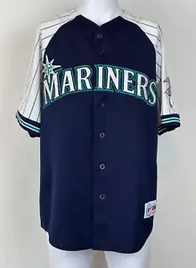 Vintage Majestic Seattle Mariners Alex Rodriguez #3 Jersey Size XL Made In USA - Picture 1 of 20