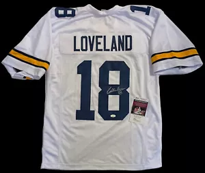 COLSTON LOVELAND SIGNED MICHIGAN WOLVERINES WHITE JERSEY JSA COA - Picture 1 of 3