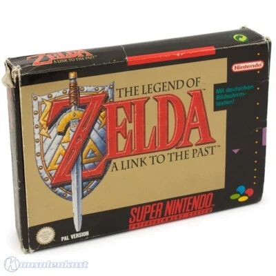 Nintendo SNES Spiel - Legend of Zelda: Link to the Past + Map DEUTSCH mit OVP - Bild 1 von 4