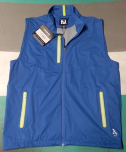 NEW NWT Footjoy Blue Marlin Full Zip Lightweight Vest Men's Large $145.00 Retail - Picture 1 of 4