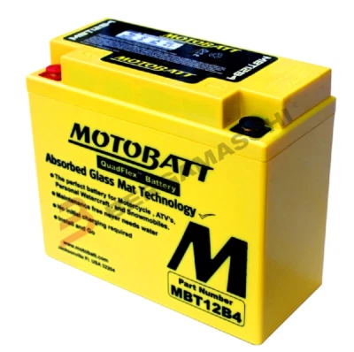 MotoBatt BATTERIA MBT12B4 PRECARICATA 12V 12Ah per Ducati Multistrada 1200 2011 - Immagine 1 di 4