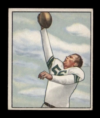 1950 BOWMAN FOOTBALL #76 BILL LEONARD BALTIMORE COLTS - Image 1 of 2