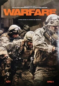 Warfare,2025,Original,DS,One Sheet,27”x40”,NMint,Movie Poster, A24 - Picture 1 of 2