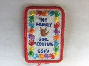 Patch Ragazza Scout della Valle della Libertà La Mia Famiglia Pennsylvania - Foto 1 di 1