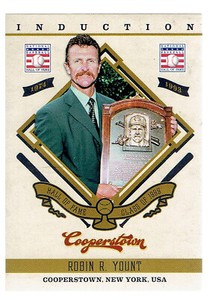 2012 Panini Cooperstown Induction Robin Yount #16 HOF Milwaukee Brewers 1999