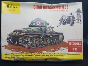 Heller French WW2 Char Hotchkiss H 35 Cavalry Tank 1:35 Scale Model Kit - Picture 1 of 8