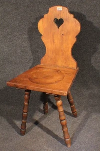 Silla de mesa campesina Biedermeier madera blanda * 2058 - Imagen 1 de 8