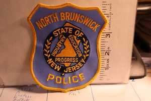 police patch   NORTH BRUNSWICK POLICE NEW JERSEY  PROGRESS - Picture 1 of 1