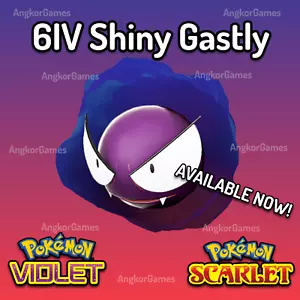 ✨ Shiny Gastly ✨6IV✨Pokemon Scarlet & Violet | Fast Delivery! - Picture 1 of 1