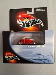 Vintage 2000 Hot Wheels Collectibles black box Customized 1937 Ford display - Picture 1 of 3