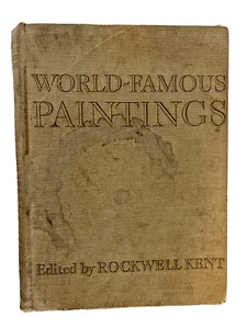 VTG World Famous Paintings Art By Rockwell Kent Hardcover 1939 Wise & Co. - Picture 1 of 11