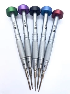 5 cacciaviti TOP QUALITY PER IPHONE,SAMSUNG,PHILIPS,T2,Y06,P2,CROCE CONVESSA - Foto 1 di 6