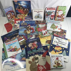 Christmas Book Lot Random Assortment Of 15 Holiday Kids Children’s Books - Imagen 1 de 6