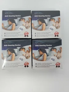 Juego de 4 dispositivos antirronquidos para el cuidado de los ronquidos ajuste personalizado 4 paquetes - Imagen 1 de 2