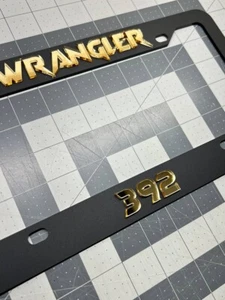 392 Custom LICENSE PLATE FRAME COLOR CHOICE Wrangler 392 - Foto 1 di 6