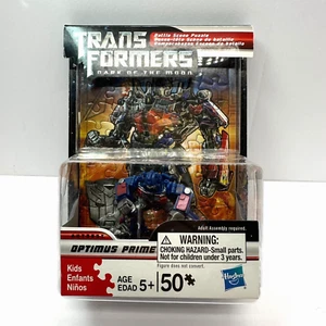 Transformers Dark Of The Moon Optimus Prime Battle Scene Puzzle And Figure - Picture 1 of 4