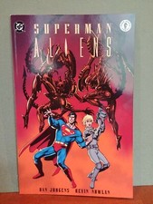 DC Dark Horse SUPERMAN VS ALIENS #2 (1995) Dan Jurgens Story, Cover, & Art  8.5