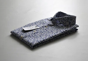 STENSTRÖMS Stenstroms Slimline Twofold Super Men's Shirt Herren Hemd Gr. 41/ 16" - Bild 1 von 11