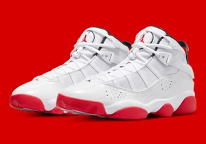 Nike Air Jordan 6 Rings Cherry White University Red 322992-160 Men's Retro - Picture 1 of 10