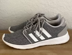 Adidas Cloudfoam Womens Sz 6.5 Gray Athletic Trainer Sneakers Shoes - Picture 1 of 12
