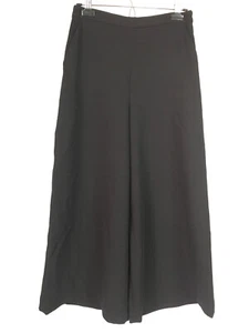 Wilfred Aritzia Womens 6 Lalemant Pant Wide Leg Cropped Black Culotte - Picture 1 of 8